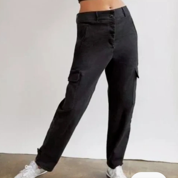 Wilfred Pants - Aritzia Wilfred Free Womens Modern High Waist Cargo Pants Black Size 4